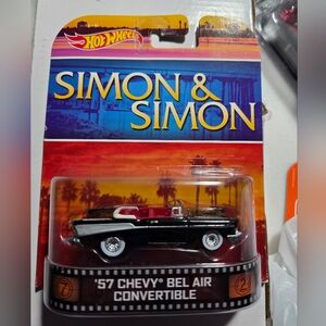 New 2013 Hot Wheels Entertainment Simon&Simon ‘57 Chevy Bel Air Convertible 1:64